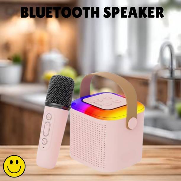SACRO Y1 (PORTABLE BLUETOOTH DESKTOP SPEAKER) With Singing Mic Upto & 6Hr PlaytimeQ410 10 W Bluetooth Laptop/Desktop Speaker