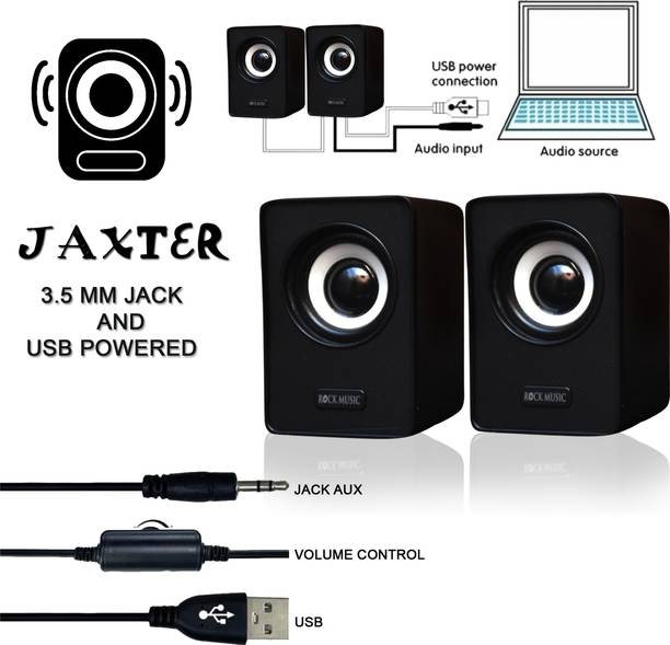 JAXTER Bass Sub woofer for PC Laptop /Desktop Speaker 6 W Laptop/Desktop Speaker