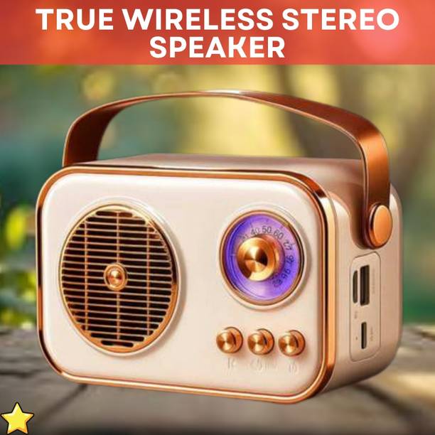 Clairbell Saregama (PORTABLE BLUETOOTH SPEAKER) Fm Radio Speaker With Deep Bass SoundNI44 10 W Bluetooth Laptop/Desktop Speaker