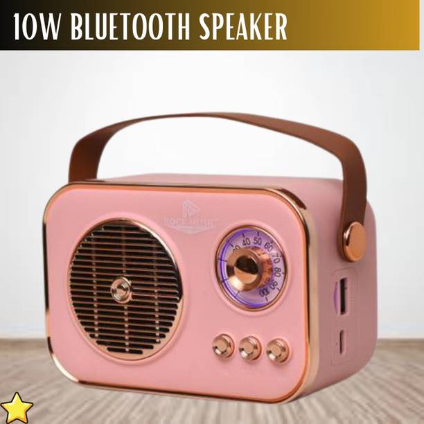 YAROH Saregama (PORTABLE BLUETOOTH SPEAKER) Fm Radio Speaker With Deep Bass SoundMF280 10 W Bluetooth Laptop/Desktop Speaker