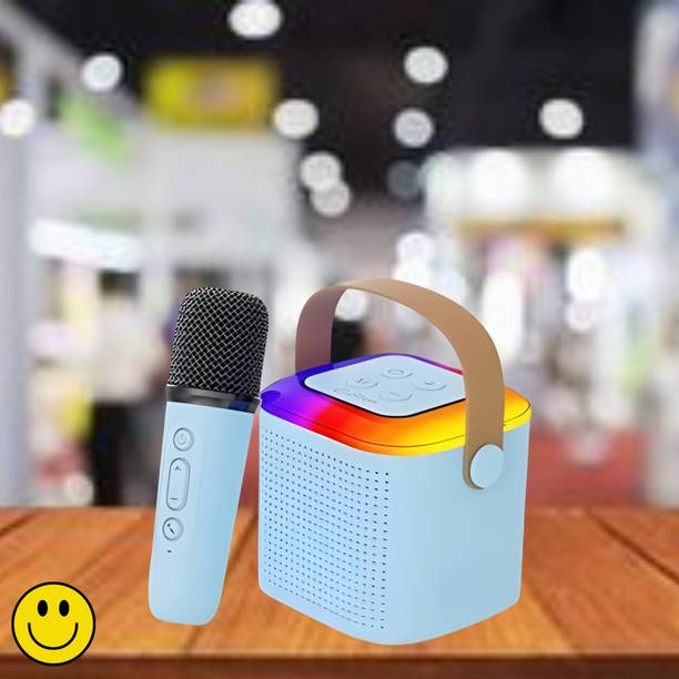 SACRO Y1 (PORTABLE BLUETOOTH DESKTOP SPEAKER) With Singing Mic Upto & 6Hr PlaytimeQ136 10 W Bluetooth Laptop/Desktop Speaker