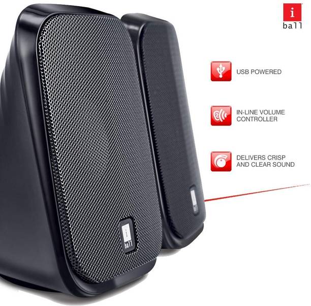 iBall Multimedia Speake 5 W Laptop/Desktop Speaker