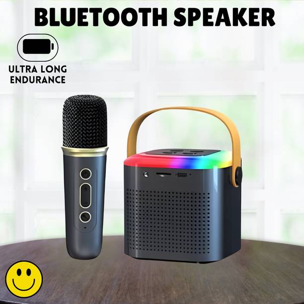 Clairbell Y1 (PORTABLE BLUETOOTH DESKTOP SPEAKER) With Singing Mic Upto & 6Hr PlaytimeT129 10 W Bluetooth Laptop/Desktop Speaker
