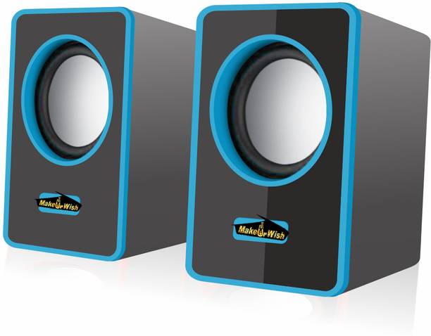 Make Ur Wish 571 Blue 3 W Laptop/Desktop Speaker