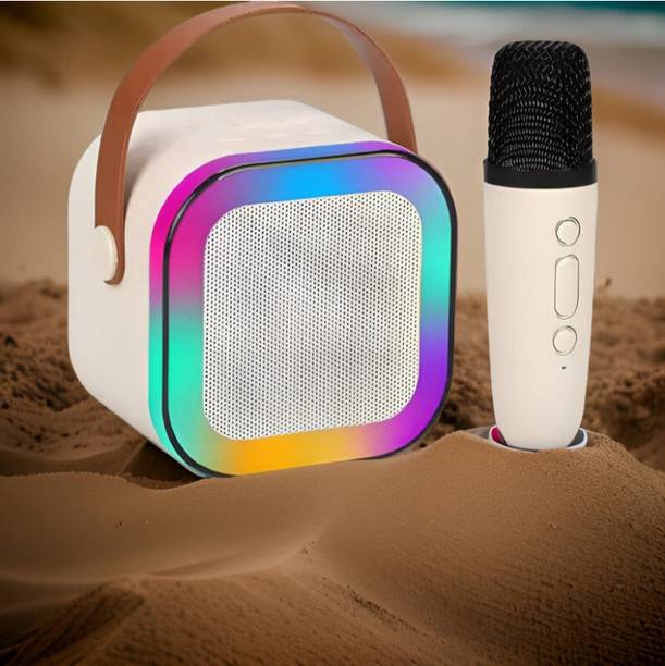 GUGGU M17_K12Wireless karaoke mic speaker with Bluetooth compatibility and RGB lights 10 W Bluetooth Laptop/Desktop Speaker