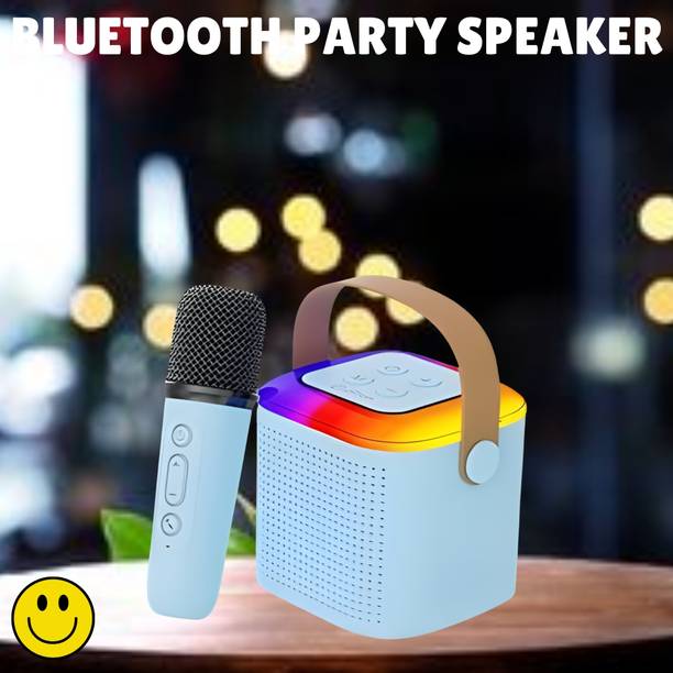 SACRO Y1 (PORTABLE BLUETOOTH DESKTOP SPEAKER) With Singing Mic Upto & 6Hr PlaytimeQ353 10 W Bluetooth Laptop/Desktop Speaker