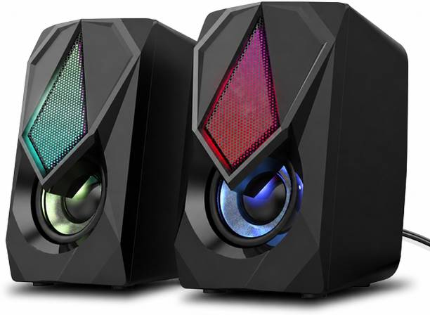 otoobest Multimedia Speaker with RGB Lights | 601-CS 5 W Laptop/Desktop Speaker