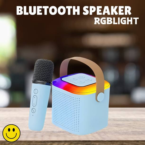 SACRO Y1 (PORTABLE BLUETOOTH DESKTOP SPEAKER) With Singing Mic Upto & 6Hr PlaytimeQ336 10 W Bluetooth Laptop/Desktop Speaker