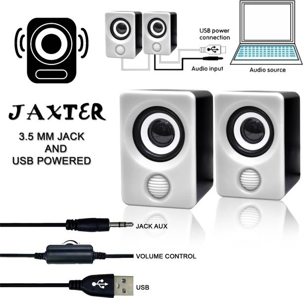 Coracao Compact 6W Multimedia Speakers Rich Bass,Clear Sound | Mobile/Laptop/Desktop Use 6 W Bluetooth Laptop/Desktop Speaker