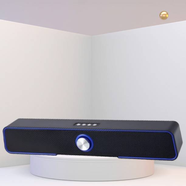 GUGGU Bluetooth Soundbar Speaker with Immersive 3D Surround Sound & 2400mAh BatteyC75 10 W Bluetooth Home Theatre