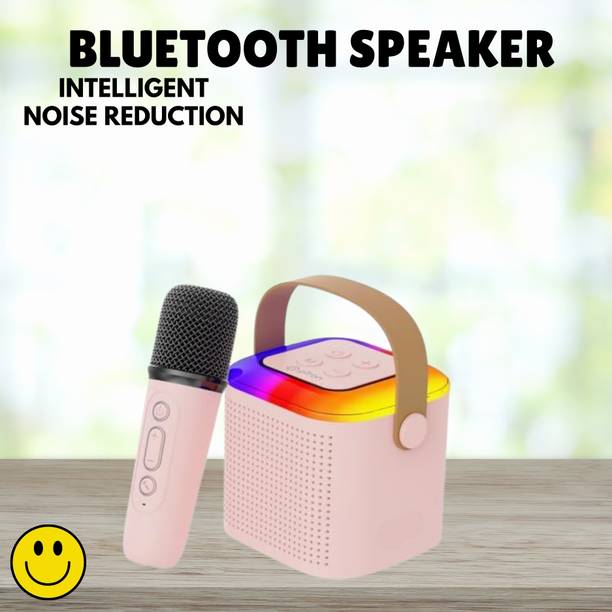 SACRO Y1 (PORTABLE BLUETOOTH DESKTOP SPEAKER) With Singing Mic Upto & 6Hr PlaytimeQ492 10 W Bluetooth Laptop/Desktop Speaker