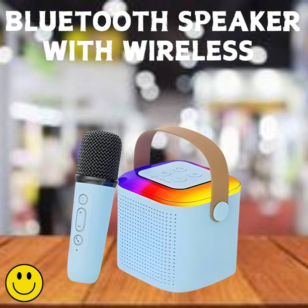 SACRO Y1 (PORTABLE BLUETOOTH DESKTOP SPEAKER) With Singing Mic Upto & 6Hr PlaytimeQ6 10 W Bluetooth Laptop/Desktop Speaker