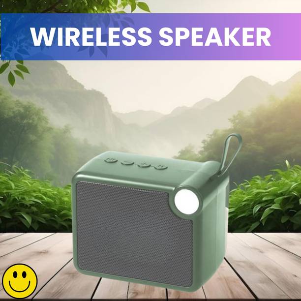 GUGGU M406 (PORTABLE WIRELESS SPEAKER) Crystal Clear Sound With Long Life BatteryY183 5 W Bluetooth Laptop/Desktop Speaker