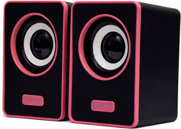 otoobest Computer Speakers, Compact USB Powered | 571-Multicolour 5 W Laptop/Desktop Speaker