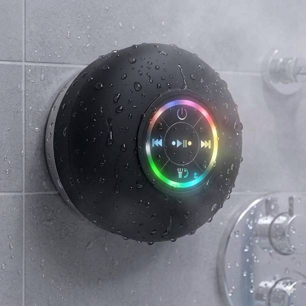 YESMALL Compact Wireless Waterproof Speaker for Shower, Pool, Outdoor 3 W Bluetooth Laptop/Desktop Speaker