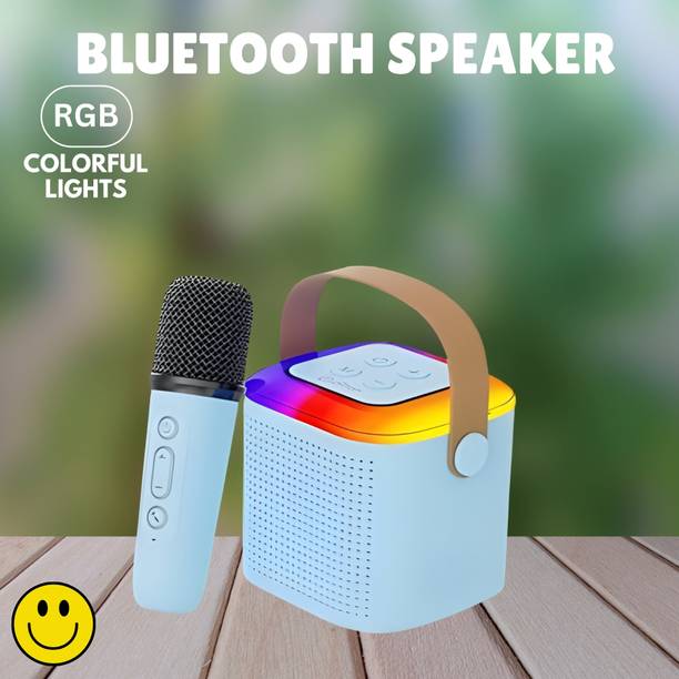 SACRO Y1 (PORTABLE BLUETOOTH DESKTOP SPEAKER) With Singing Mic Upto & 6Hr PlaytimeQ186 10 W Bluetooth Laptop/Desktop Speaker