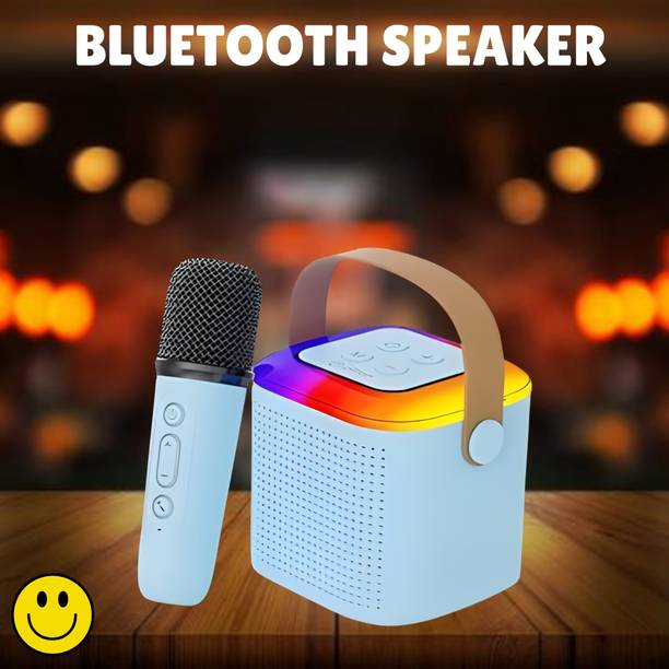 SACRO Y1 (PORTABLE BLUETOOTH DESKTOP SPEAKER) With Singing Mic Upto & 6Hr PlaytimeQ421 10 W Bluetooth Laptop/Desktop Speaker