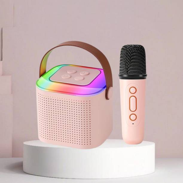 SACRO Y1 (PORTABLE WIRELESS SPEAKER) With Karaoke Mic and High Quality SoundB296 10 W Bluetooth Laptop/Desktop Speaker