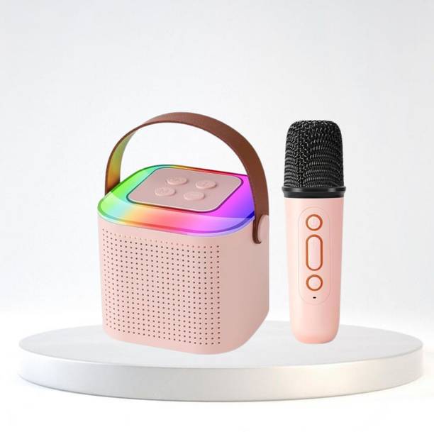 SACRO Y1 (PORTABLE WIRELESS SPEAKER) With Karaoke Mic and High Quality SoundB86 10 W Bluetooth Laptop/Desktop Speaker