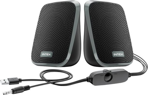 Intex IT 120 DESKTOP SPEAKER 2.0 10 W Laptop/Desktop Speaker