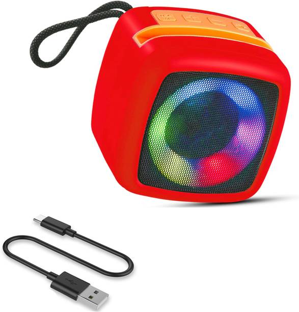 ZWOLLEX 2024 New Arrival Portable Mini RGB Wireless BT Speaker LED Light Speaker 10 W Bluetooth Laptop/Desktop Speaker