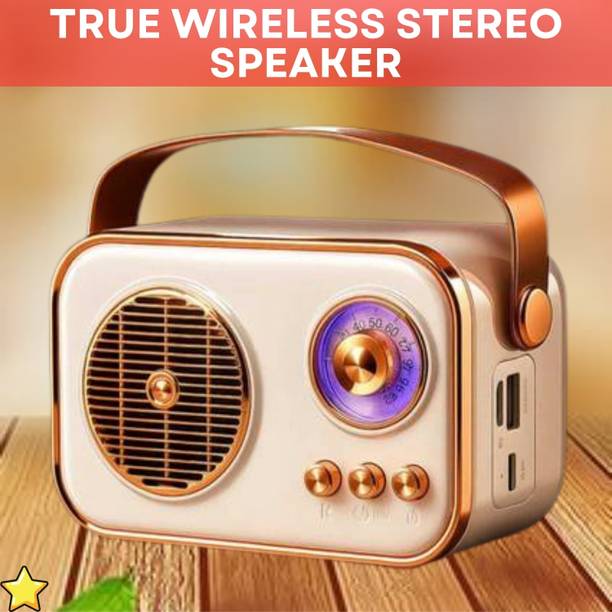 YAROH Saregama (PORTABLE BLUETOOTH SPEAKER) Fm Radio Speaker With Deep Bass SoundMG445 10 W Bluetooth Laptop/Desktop Speaker