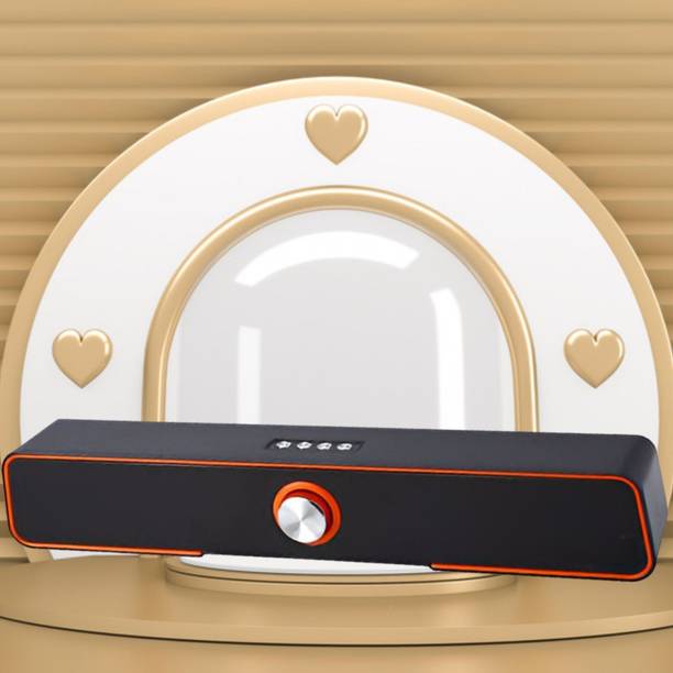 GUGGU Bluetooth Soundbar Speaker with Immersive 3D Surround Sound & 2400mAh BatteyC21 10 W Bluetooth Home Theatre
