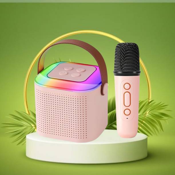 SACRO Y1 (PORTABLE WIRELESS SPEAKER) With Karaoke Mic and High Quality SoundA226 10 W Bluetooth Laptop/Desktop Speaker
