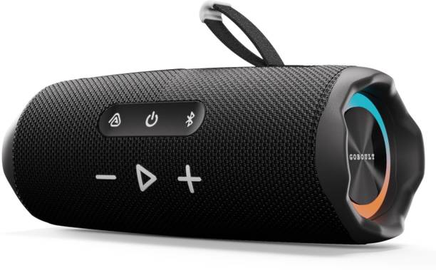 GOBOULT Groove 14W, Dual Dynamic Drivers, RGB LED, TWS Connectivity, Upto 10Hrs Battery 14 W Bluetooth Speaker