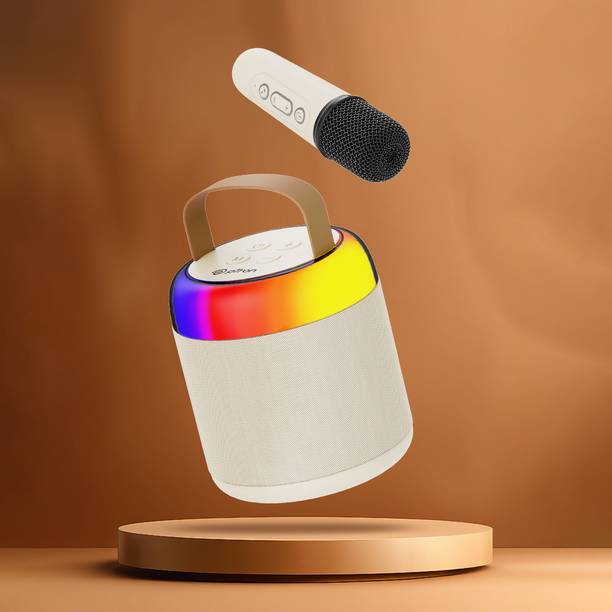 PTron Funk Mojo with Karaoke Mic, 16W Pristine Sound, 6Hrs Playtime, RGB Lights 16 W Bluetooth Speaker