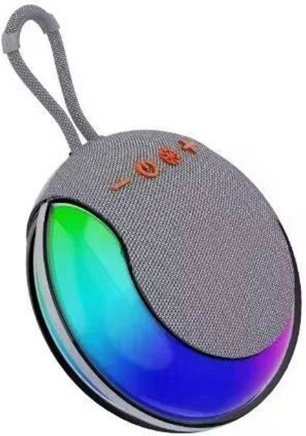 TECORE Portable Wireless Bluetooth Speaker with RGB Lights, Deep Bass 5 W Bluetooth Speaker