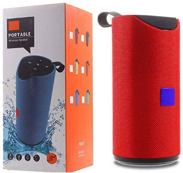 Worricow 100% High Quality Ultra HD Boom Beat Sorround Sound Wireless Bluetooth Splash-Proof Speaker with in-Built FM, AUX,TF Card support 10 W Bluetooth Speaker