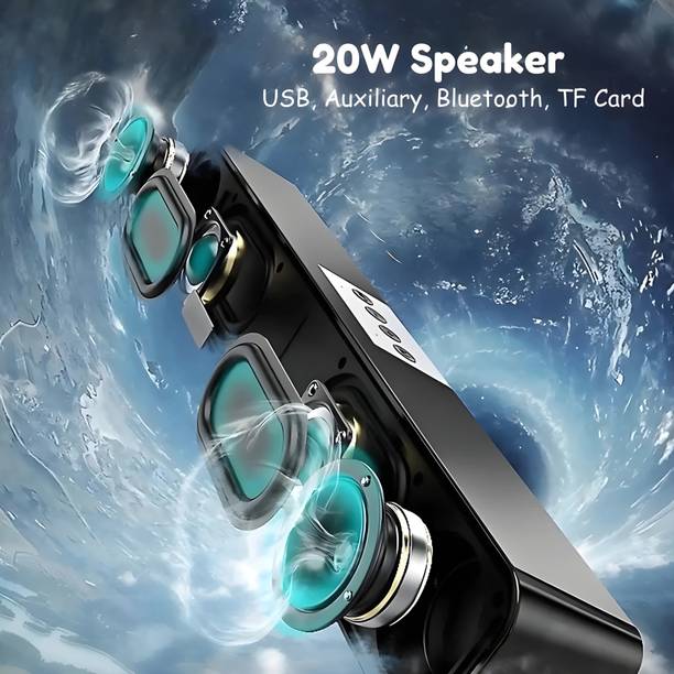 BVEXO High Sound Quality tv Sound Bar with detachable subwoofer SoundBar surround 20 W Bluetooth Speaker