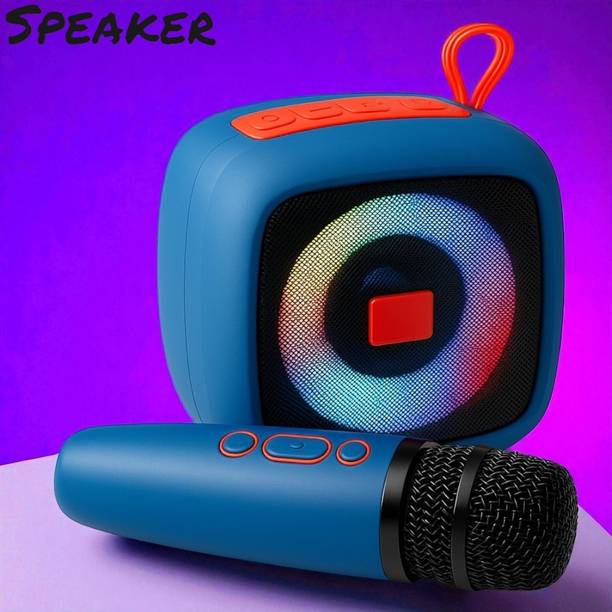 3BAAN X319 (2-in-1) Bluetooth Karaoke Mic with Speaker – For Kids, Adults & Events 5 W Bluetooth Speaker