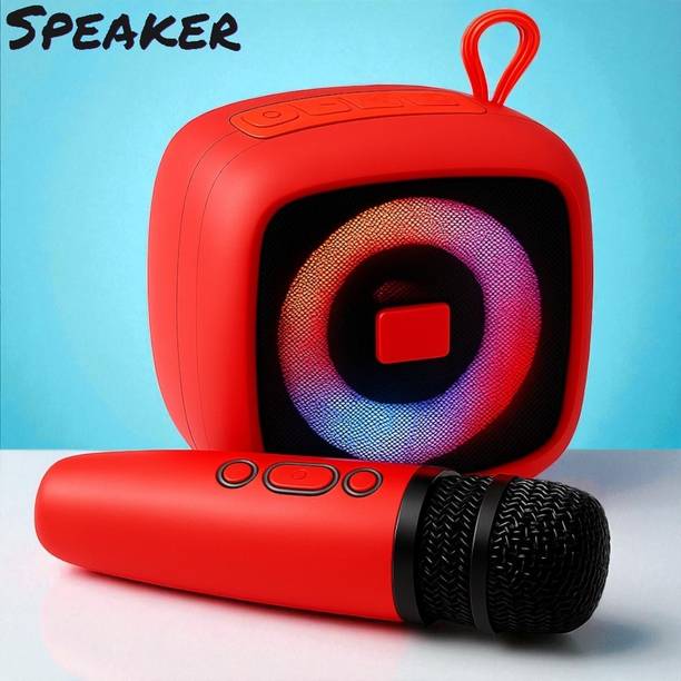 3BAAN X159 (2-in-1) Bluetooth Karaoke Mic with Speaker – For Kids, Adults & Events 5 W Bluetooth Speaker