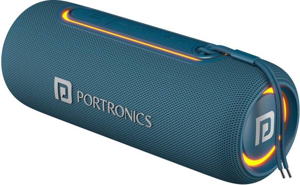 Portronics Resound 2 15W HD Sound with Mic, RGB Lights, TWS Pairing, vBT 5.3, IPX5 15 W Bluetooth Speaker