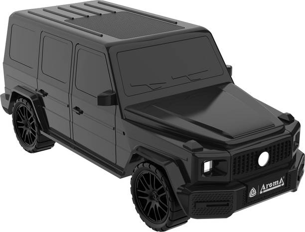 Aroma Jeep - 5W, 4 Hrs Music time* Dynamic Thunder Sound RGB Lights Car Design Speaker 5 W Bluetooth Speaker