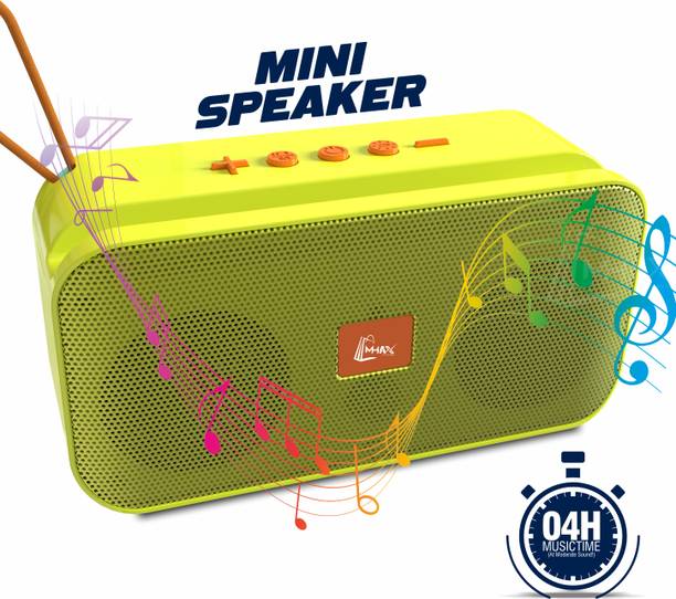 MHAX Portable Wireless Mini Bluetooth Speaker, 1200mAh Battery 4H Playtime, Type-C 10 W Bluetooth Speaker