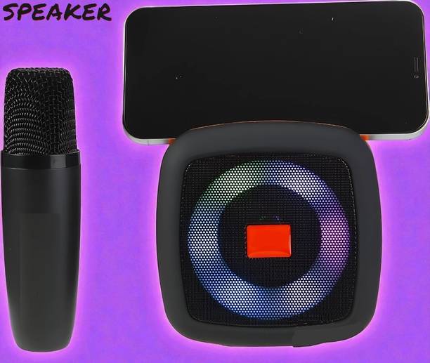 Ziddjeet X1 Wireless Bluetooth Speaker with Karaoke Mic – Portable Party Sound System 5 W Bluetooth Speaker