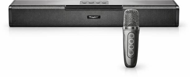 fire turtle Portable Wireless Soundbar Speaker with Karaoke Mic Deep Bass for Party & Home 15 W Bluetooth Speaker