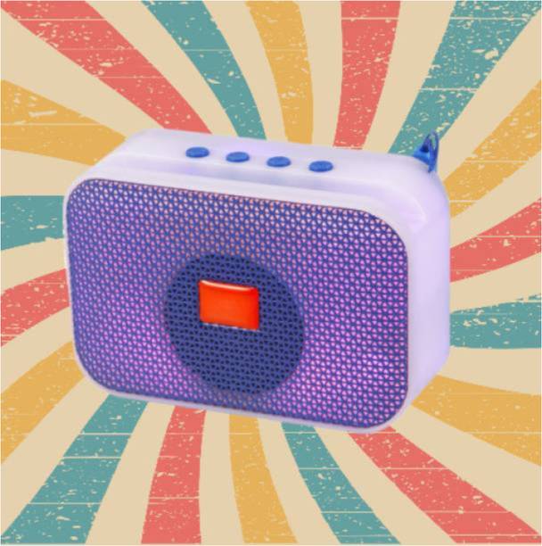 GDS LED Light Bluetooth Speaker with Dynamic LED Lights and Powerful Stereo Sound 5 W Bluetooth Speaker
