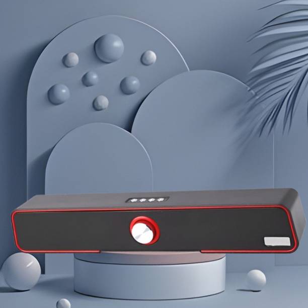 GUGGU Bluetooth Soundbar Speaker with Immersive 3D Surround Sound & 2400mAh BatteyC440 10 W Bluetooth Soundbar