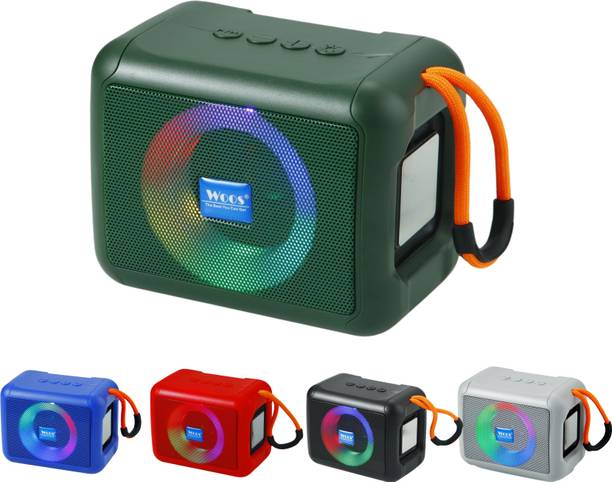 WOOS Bluetooth Portable Speaker Loud Stereo Sound, Rich Bass, Wireless Speaker 5 W Bluetooth Speaker