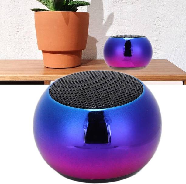 ShopGlobal Compact Wireless Bluetooth Mini Boost Speaker with Google, Alexa & Siri Assistant Smart Speaker
