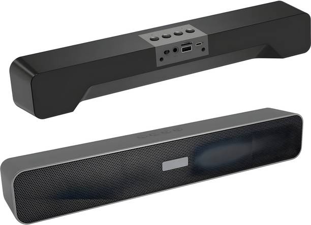 RZW High Sound Quality tv Sound Bar with detachable subwoofer SoundBar surround 16 W Bluetooth Speaker