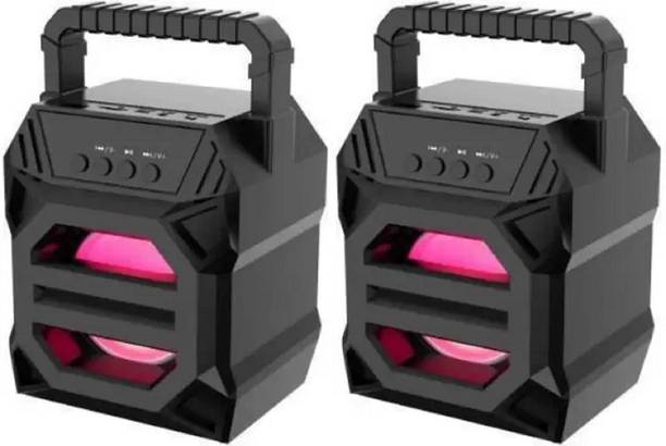VEKIN Combo LZ-3102 Trolley Wireless Led Disco Light subwoofer sound system DJ light 10 W Bluetooth Speaker