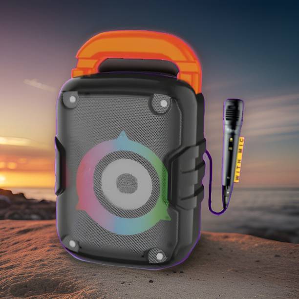 Clairbell 20v_Champ Mini Trolley Speaker: 6hr Playback, 2000mAh Battery, 20W Bluetooth 10 W Bluetooth Speaker