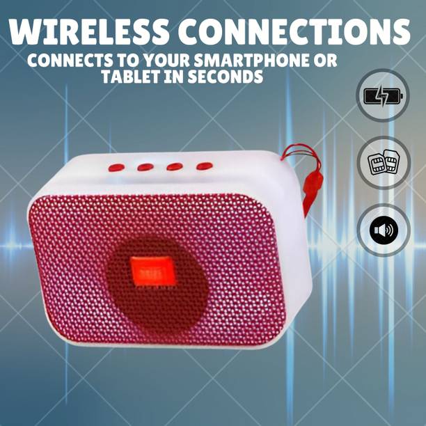 Clairbell M412 Bluetooth Speaker With Deep Sound & Unique Style Support USB/FM/SD CardG26 5 W Bluetooth Speaker