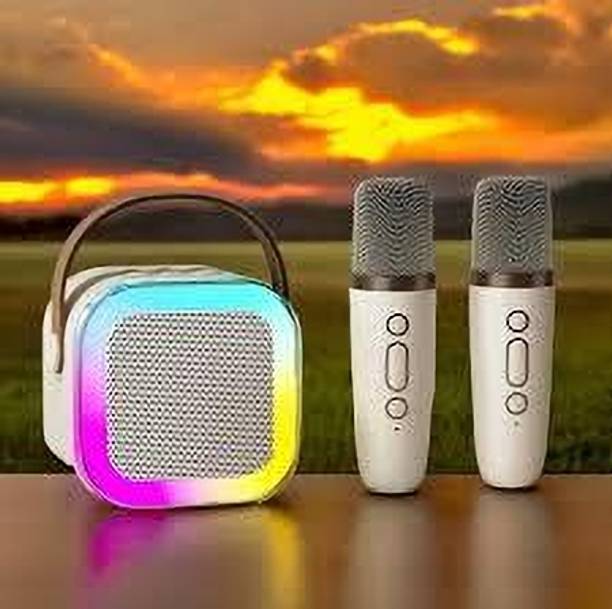 Glox K12 Speaker | Wireless Bluetooth | Karaoke Mic With RGB 10 W Bluetooth Speaker