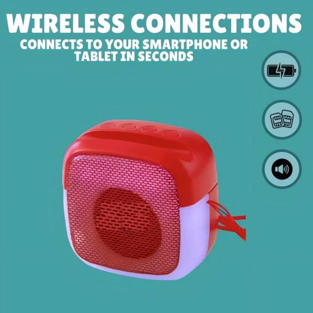 TWS Bluetooth Boom Tower Crystal Beats with Strobe Light Display_V8 5 W Bluetooth Speaker